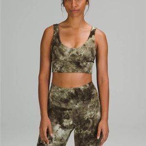 Lululemon Align Set Leggings and Bra Diamond Dye Light Sage size 6 & 8